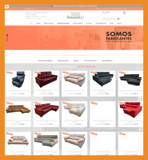 Sofás Sabadell